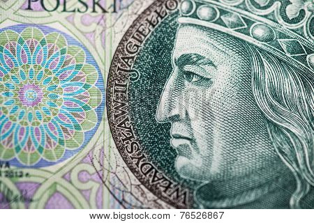 Polish money. Banknotes from Poland