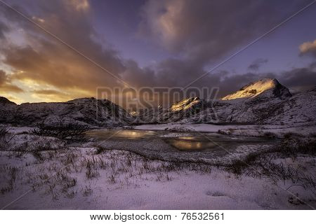 Sunset Over Lofoten, Norway