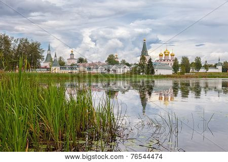 Russian Orthodox Church. Iversky Monastery In Valday, Russia