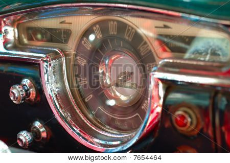 Cubierta Interior de coches de época en la Habana, Cuba.