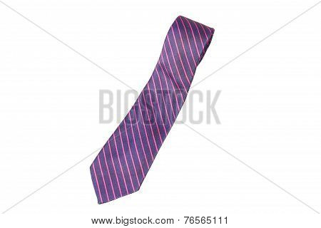 Blue And Pink Strips Business Neck Tie