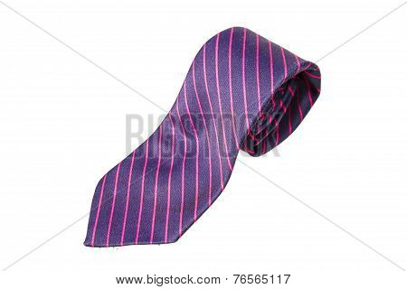 Blue And Pink Strips Business Neck Tie
