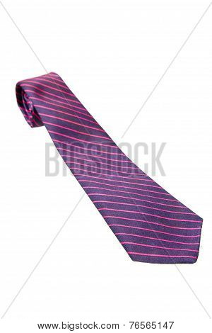 Blue And Pink Strips Business Neck Tie