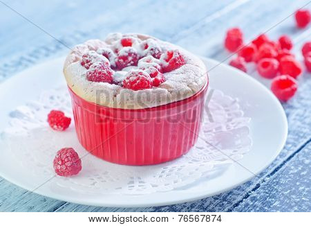 raspberry souffle