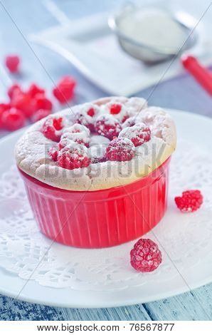 raspberry souffle