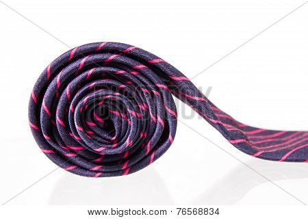 Blue And Pink Strips Business Neck Tie