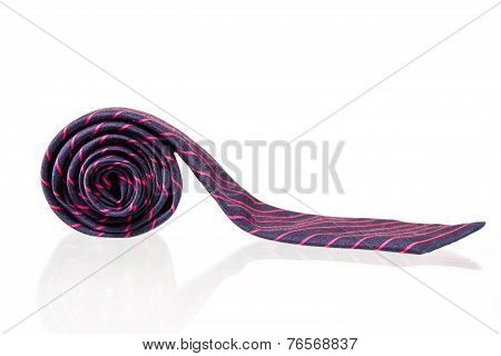 Blue And Pink Strips Business Neck Tie