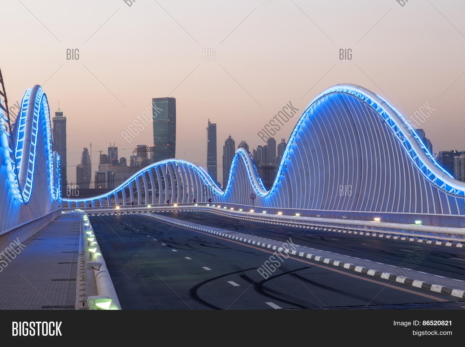 Blue Bridge Dubai Image & Photo (Free Trial) Bigstock