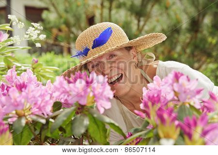 Senior Woman Laughing