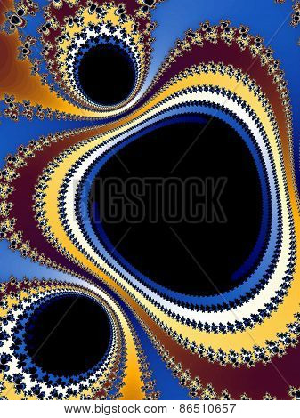 Decorative fractal background