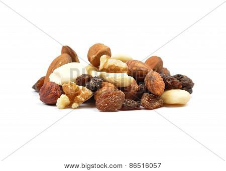 Trail Mix On White