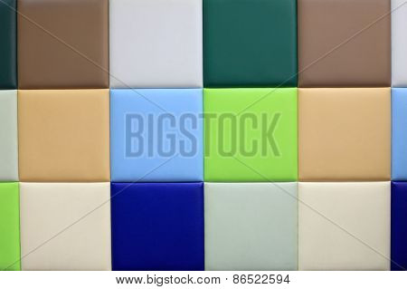 Soft Wallcovering Panel At Children Indoor Playground
