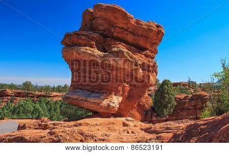 Balancing Rock At Garden Of The Gods