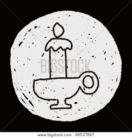 Doodle Candle