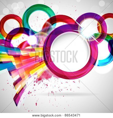 Abstract background with design elements.