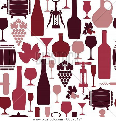 Vector Stock wine pattern