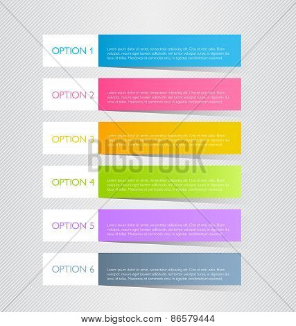 Modern infographic template