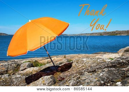Swedish Coast With Thank You