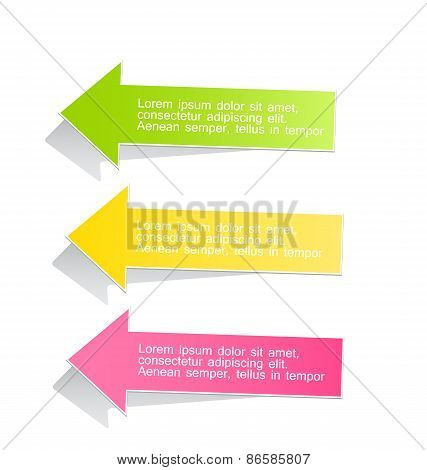 Modern infographic web design template