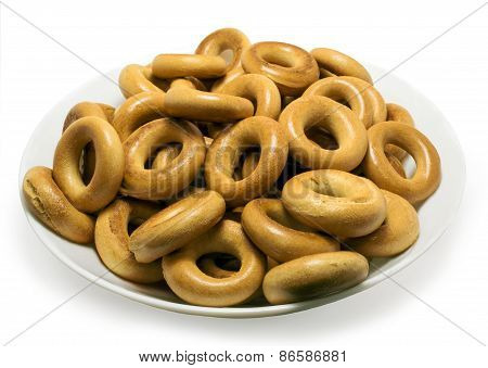 Close-up Pastry Ruddy Bagels