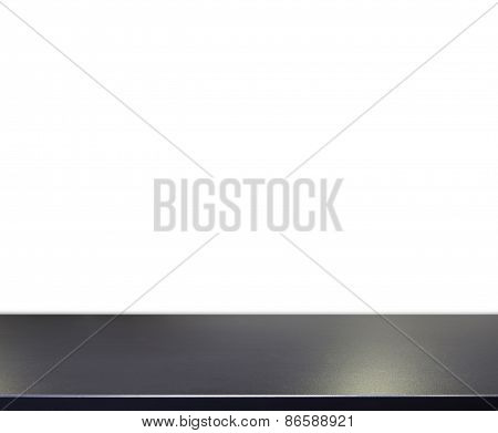 Wooddesk With White Background