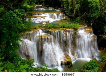 Huay Mae Khamin Waterfall Forth szint