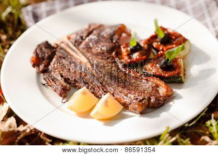 grilled steak