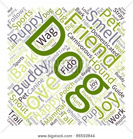 Dog Word Cloud