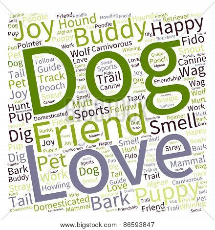 Dog Word Cloud