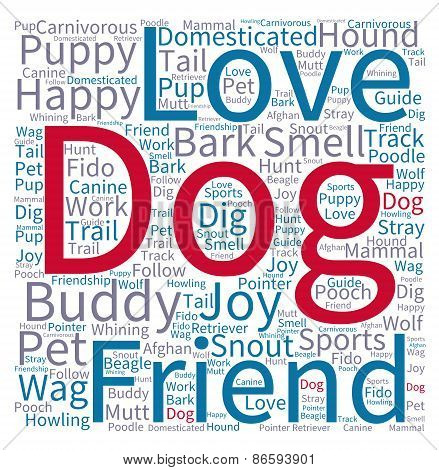 Dog Word Cloud