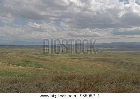 an expanse of steppe