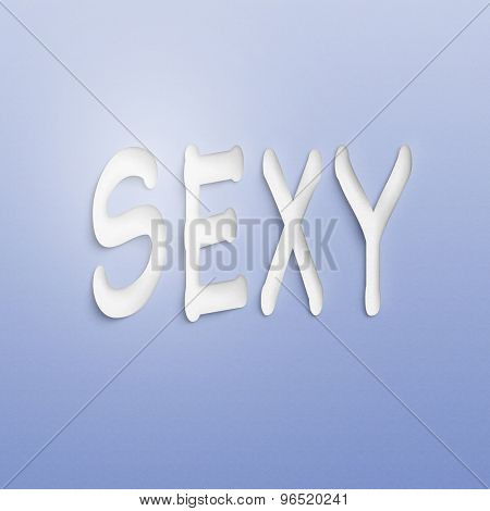 text on the wall or paper, sexy