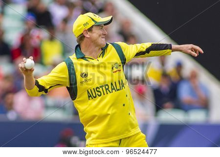 LONDON, ENGLAND - June 17 2013: Australia's George Bailey during the ICC Champions Trophy international cricket match between Sri Lanka and Australia.