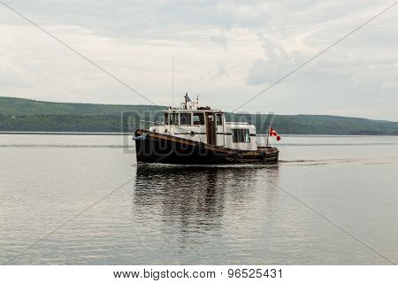 Boat In The Water In Baddeck