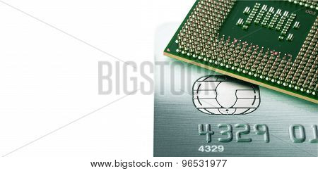 Credit card and processor background