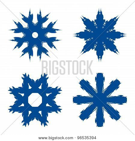 Snowflakes. Vector.