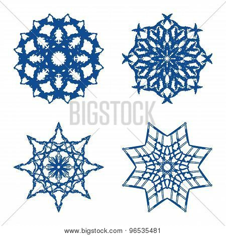 Snowflakes. Vector.