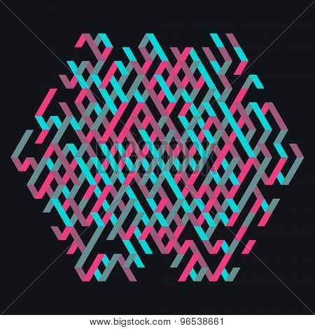 Abstract Vector Illustration. Can Be Used For Design And Presentation.