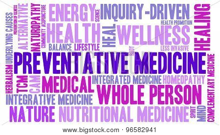 Preventative Medicine Word Cloud