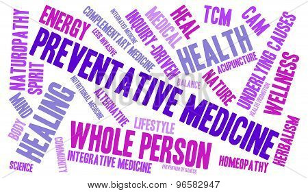 Preventative Medicine Word Cloud