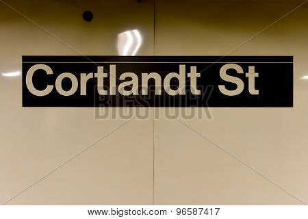 Cortlandt Street Station - New York