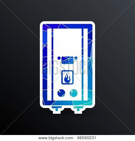 Vector Gas Boiler apparatus tank display thermal calorifier