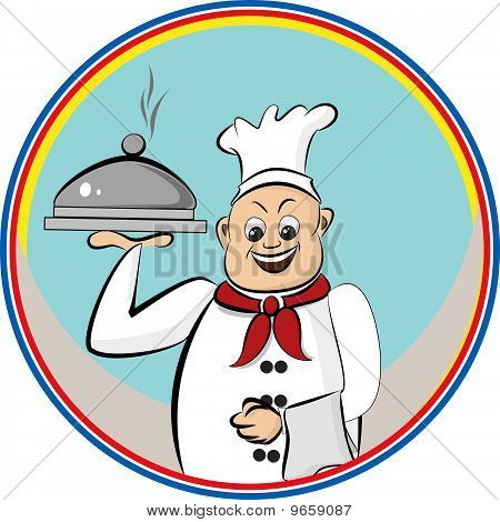 Chef heureux.