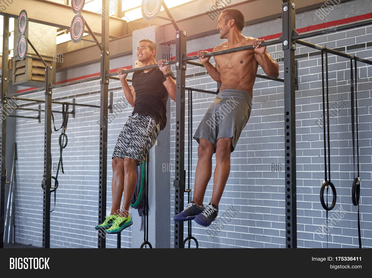 Gym Partners Buddies Image & Photo (Free Trial) Bigstock