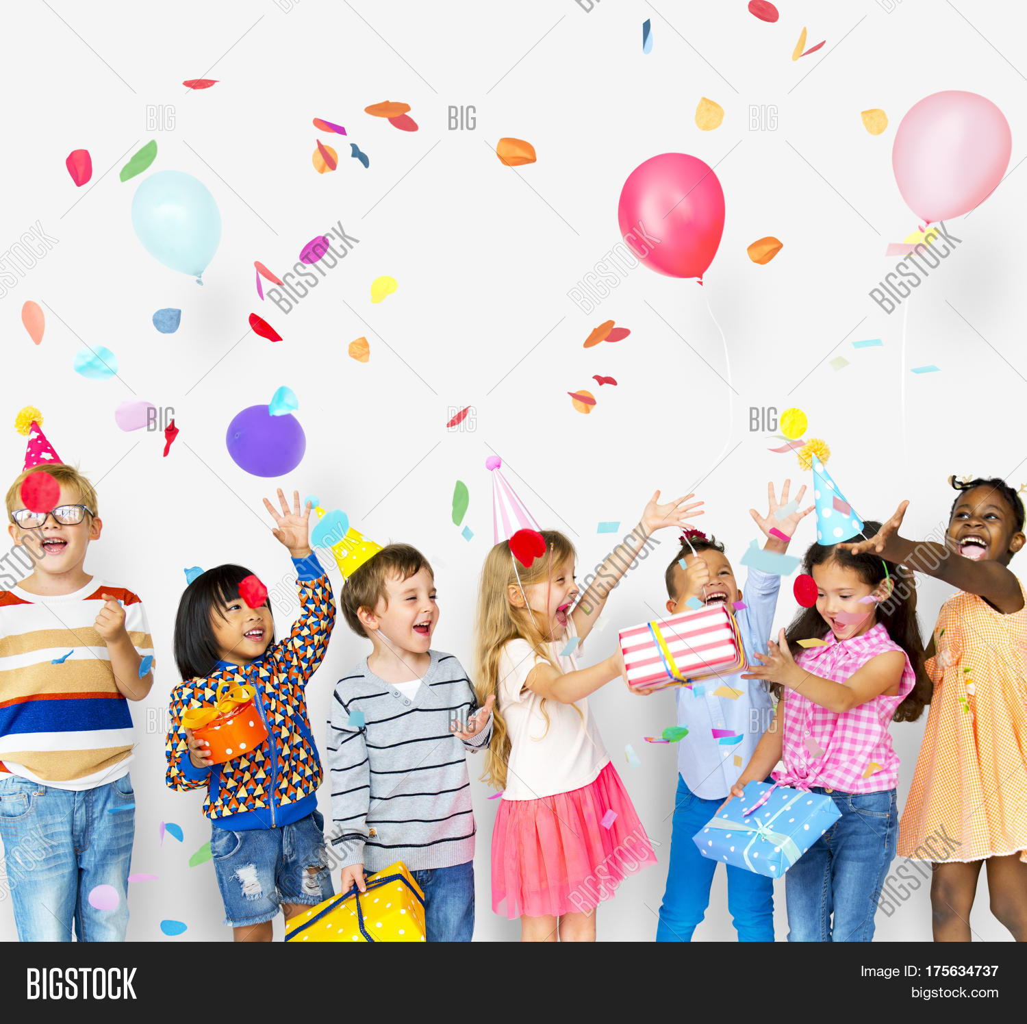 Group Kids Celebrate Image & Photo (Free Trial) Bigstock