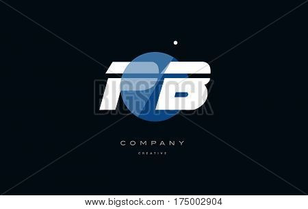 Pb P B  Blue White Circle Big Font Alphabet Company Letter Logo