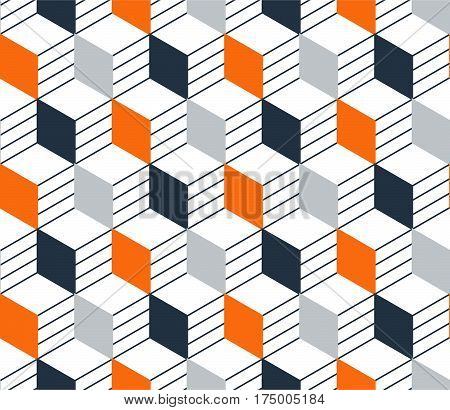 Linear seamless pattern, thin lines. Subtle geometric vector background