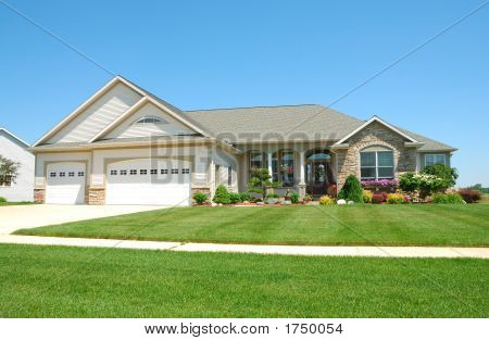 Residential Upscale American House