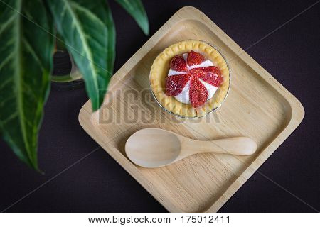 Mini Cookies Tart Strawberry