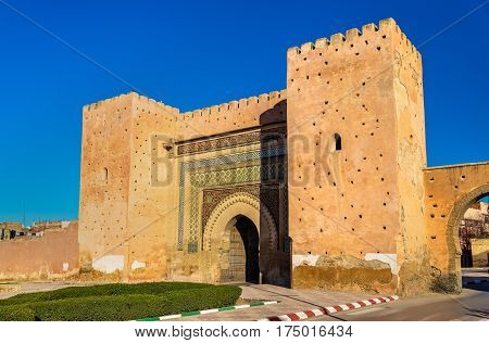 Bab Bni Mhammed Gate In Meknes - Morocco